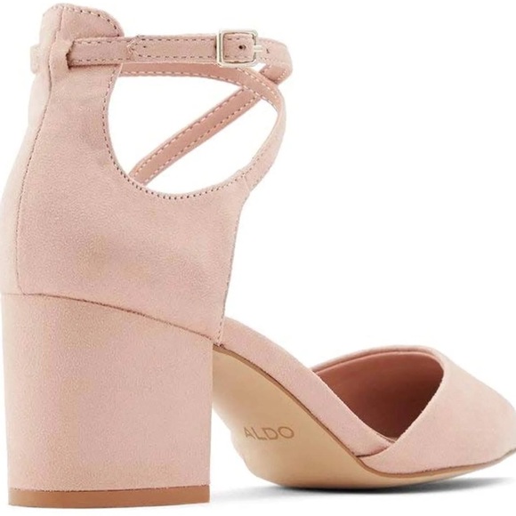 Aldo Brookshear Women's Block Heels Light Pink Size 8.5 - Picture 2 of 16